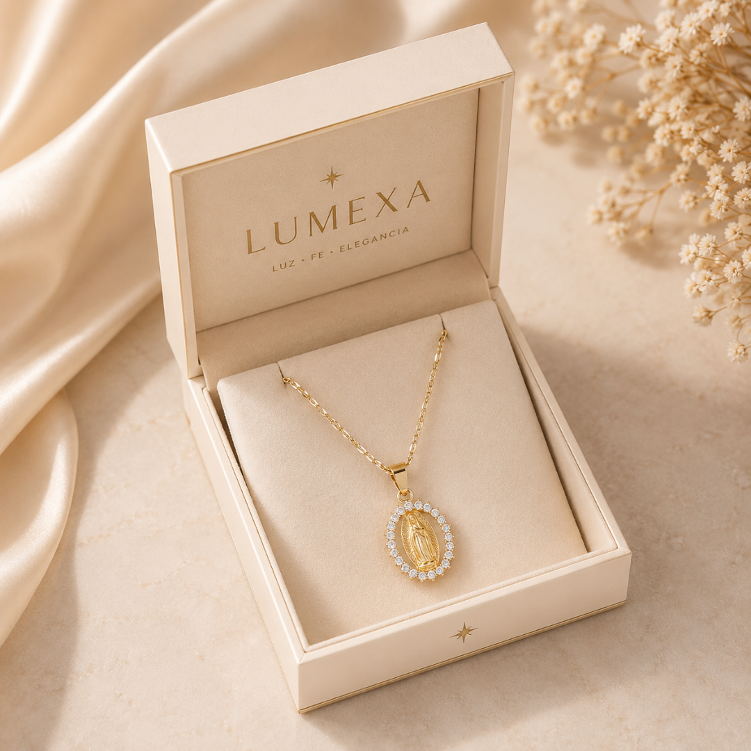 Lumexa™ Collar Virgen de Guadalupe
