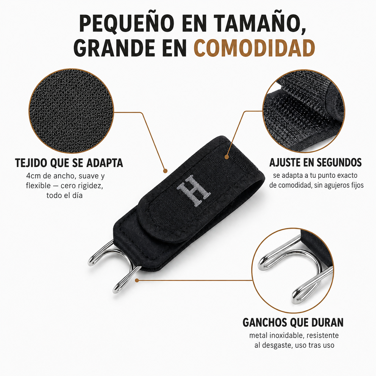 Cinto elástico sin hebilla
